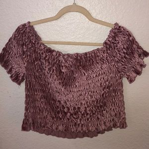 PINK CROP TOP
